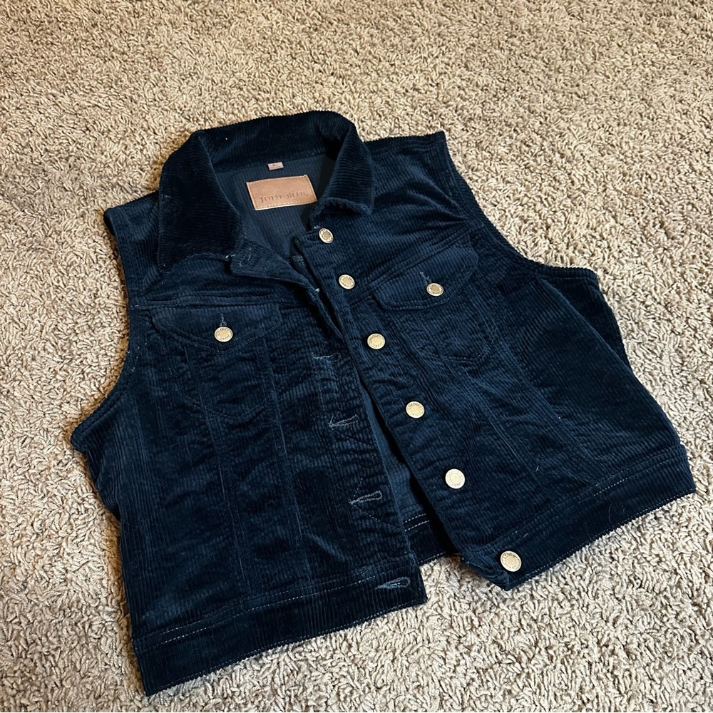 Corduroy vest